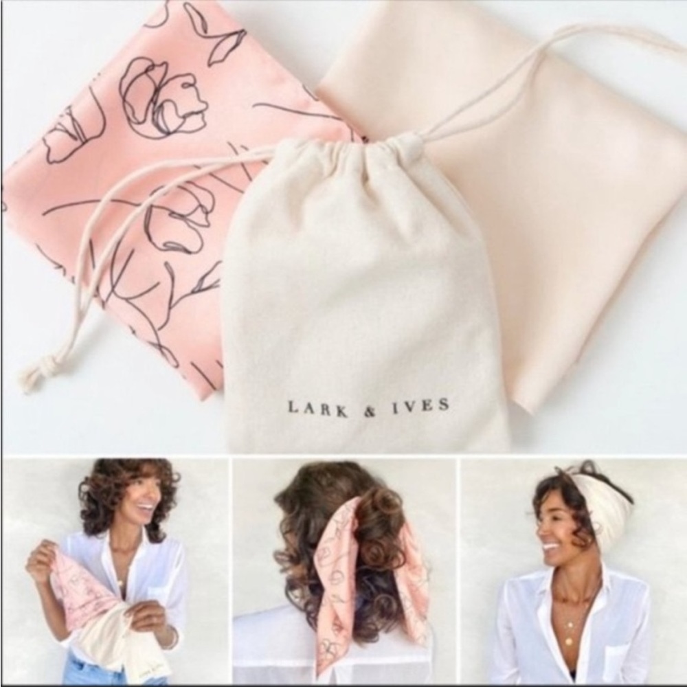 Lark & Ives Hair Scarf Set Of Two NWT - Picture 1 of 4